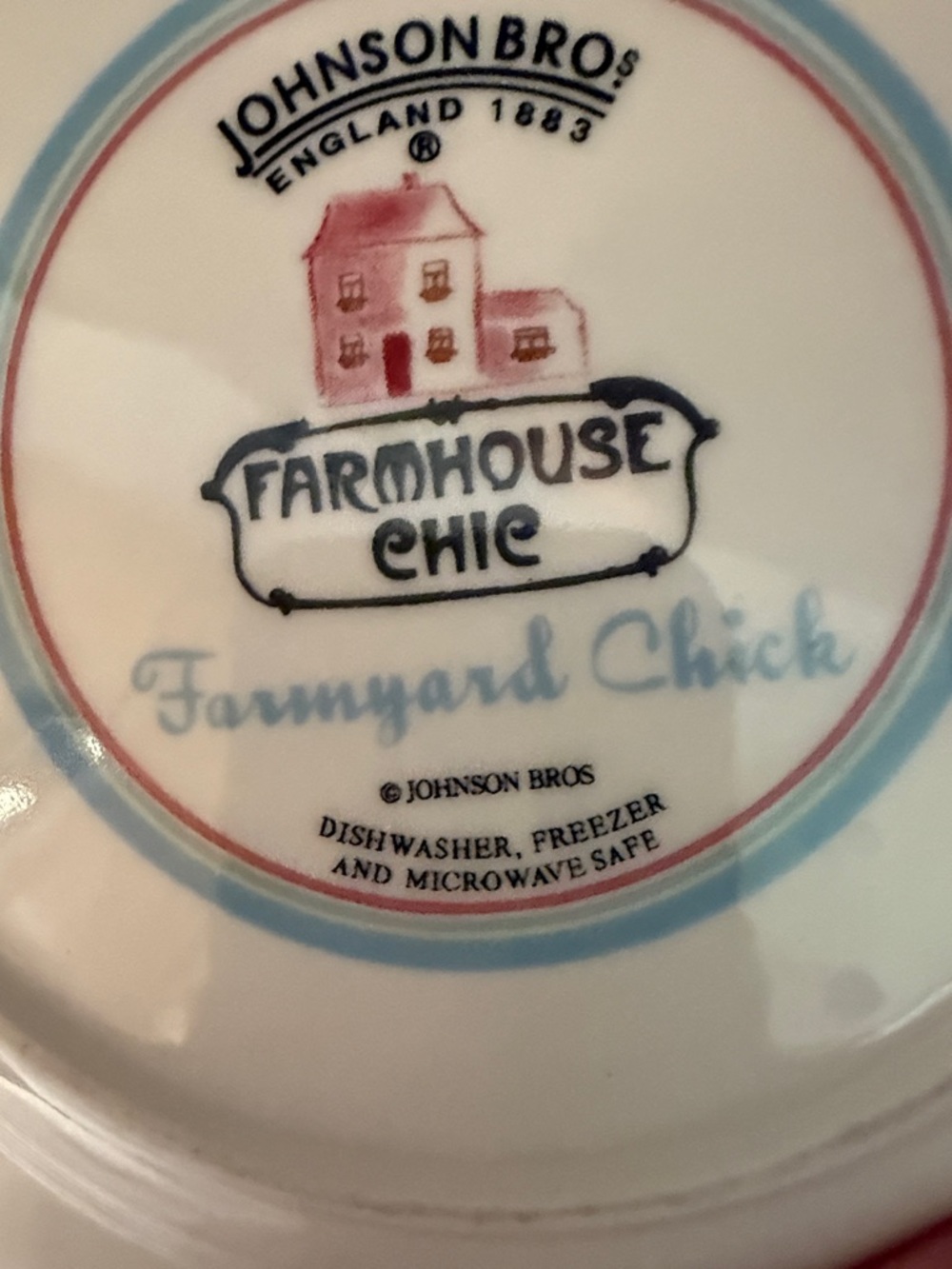 Vintage Johnson Brothers “Farmyard Chic” Salad Plates in a Farmyard pattern - Picture 15 of 16